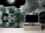 Фотообои Луна над облаками - 2