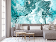 Фотообои Fluid art бирюза - 3