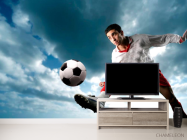 Фотообои Футболист с мячом - 2