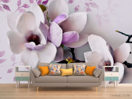 Фотообои 3D цветы - 1