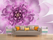 Фотообои Синеревый цветок - 1