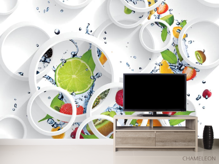 Фотообои 3д фрукты - 2