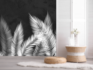 Фотошпалери зелене листя на стіну - 2