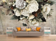 Фотообои Цветы с потолка - 1