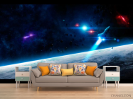 Фотообои Шатл и астероиды - 1