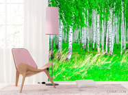 Фотошпалери Березовий гай, ліс - 4