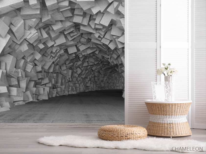 Фотошпалери 3Д тунель - 2