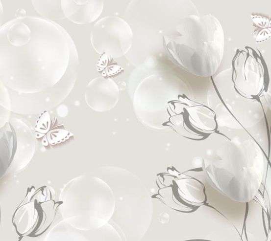 Фотообои 3d пионы Фотообои 3d пионы 30692