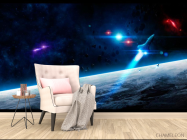 Фотообои Шатл и астероиды - 4