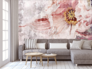 Фотообои Дизайнерский винтажный цветок - 3