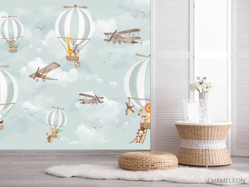 Фотошпалери повітряні кулі - 2