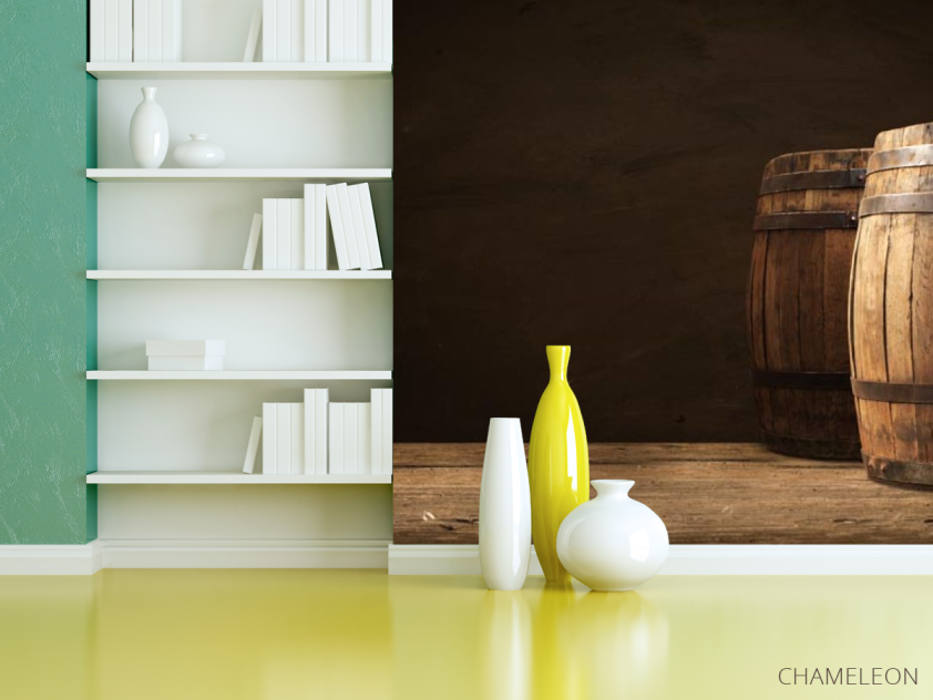 Фотошпалери бочки з вином - 3