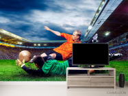 Фотообои Футбольная игра - 2