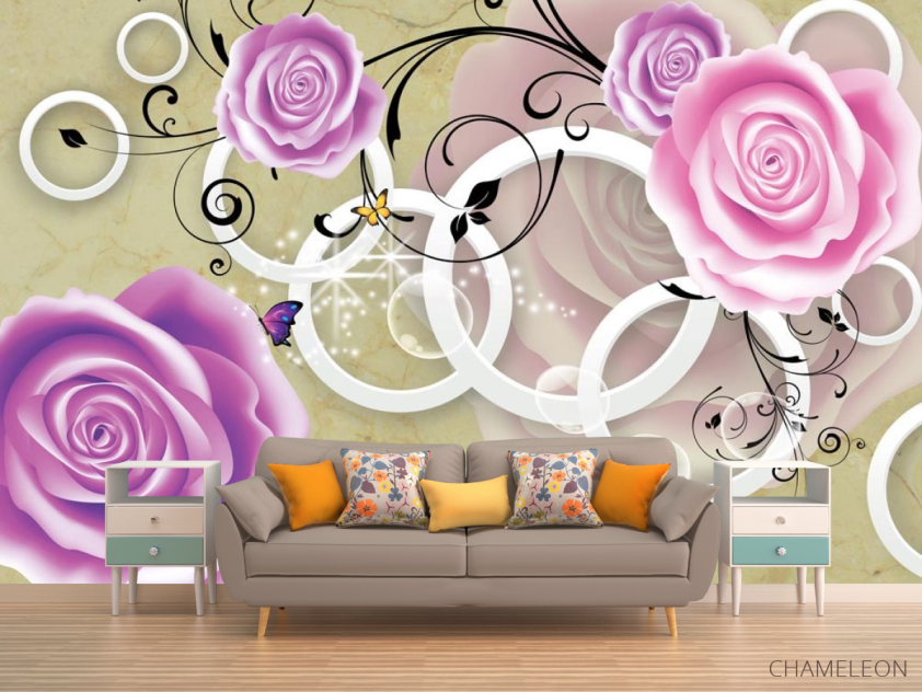 Фотообои в кухню Цветы - 1