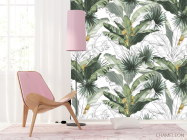 Фотошпалери бананове листя - 4