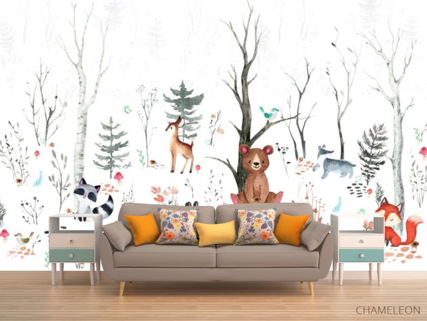 Фотообои Животные в лесу - 1