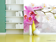 Фотошпалери Орхідеї рожеві і білі - 3