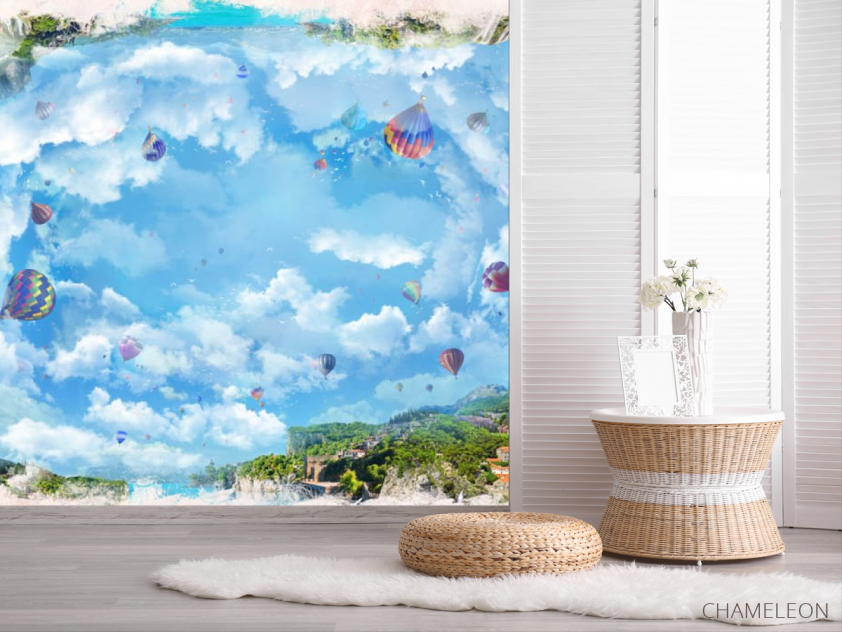 Фотошпалери повітряні кулі - 2