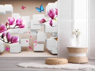 Фотошпалери 3д магнолія - 2