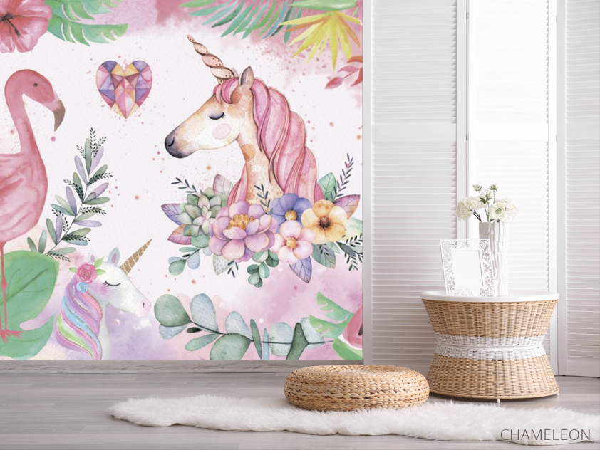 Фотошпалери Фламінго дитячі - 2