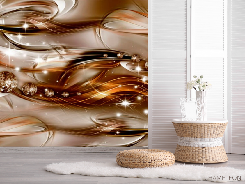 Фотошпалери Коричнева абстракція - 2