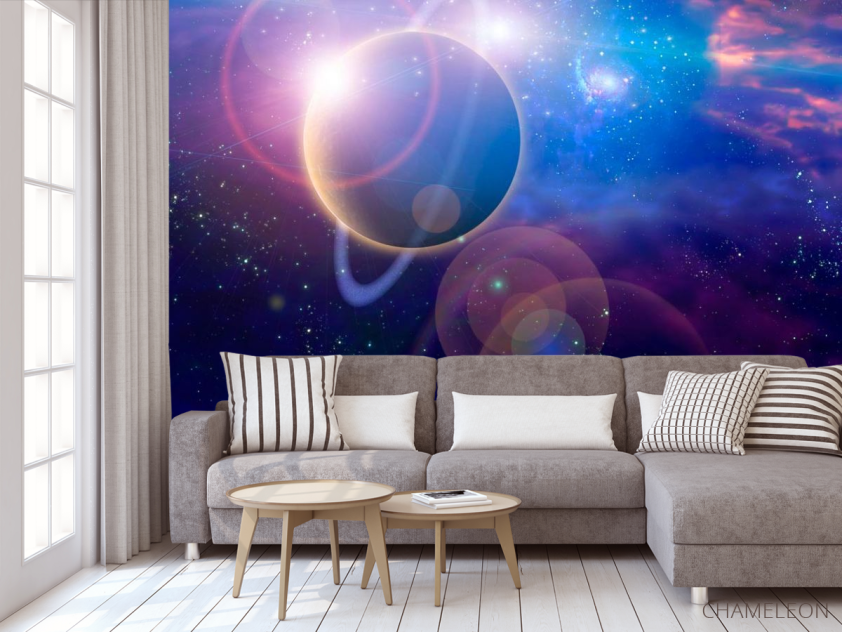 Фотообои Планета и млечный путь - 3