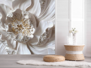 Фотошпалери Макро керамічний квітка - 2