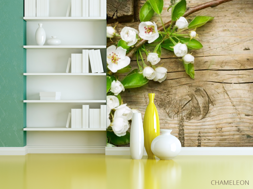 Фотошпалери Конвалії на лавці - 3