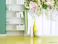 Фотошпалери Квіти зі стелі - 3