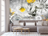 Фотообои 3d цветочная композиция - 3