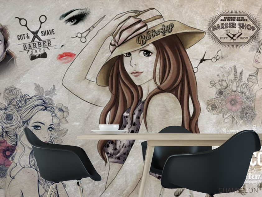 Фотошпалери для салону краси - 1