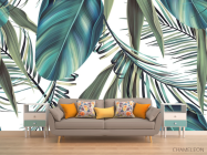 Фотообои Тропические листья паттерн - 1