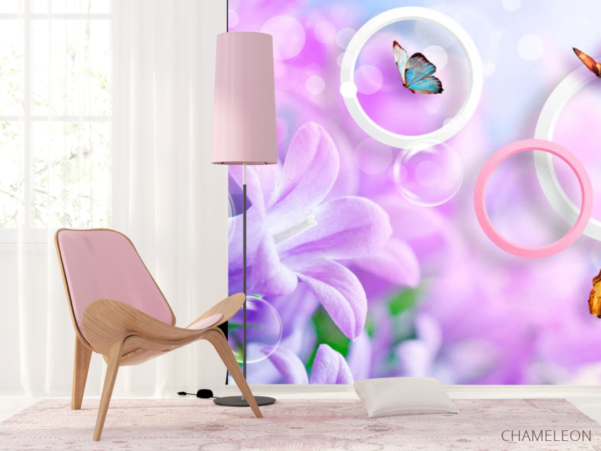 Фотошпалери Фіолетова квітка - 4