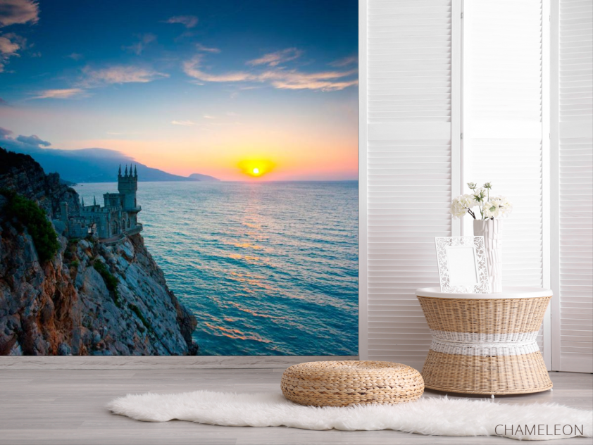 Фотообои Замок в закате - 2