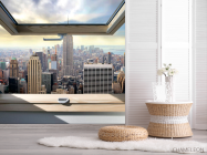 Фотошпалери Вид на сучасний місто - 2