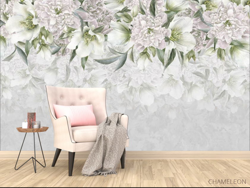 Фотообои Цветы с потолка - 4