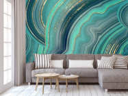 Фотообои Бирюзовый флюид - 3