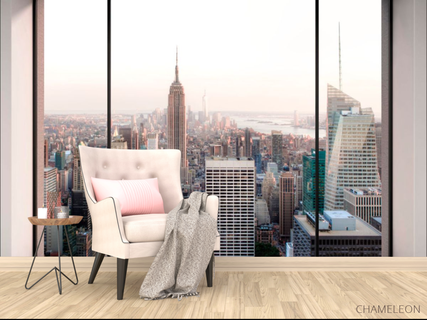 Фотообои Вид с окна в мегаполис - 4