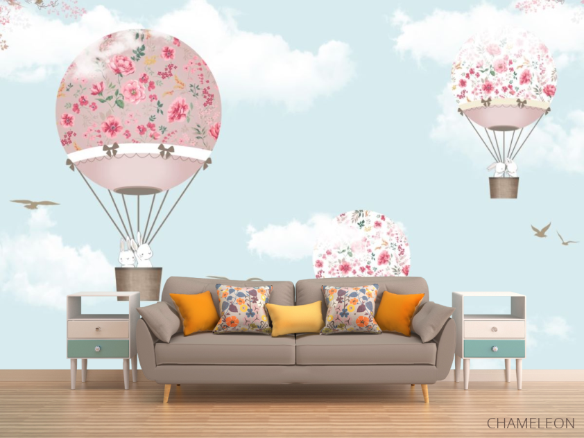 Фотообои Воздушные шары в небе - 1