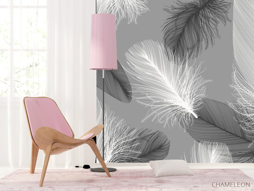 Фотошпалери в стилі Модерн, пір'я - 4