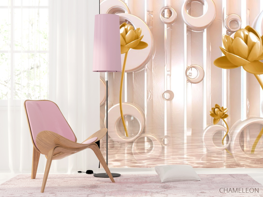 Фотошпалери Стереоскопічні квіти - 4