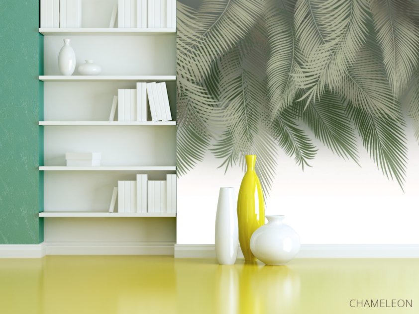 Фотошпалери зелене листя на стіну - 3