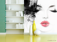 Фотошпалери дівчина аквареллю - 3