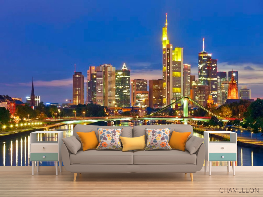 Фотообои Загадочная ночь, город - 1