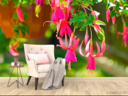 Фотообои Малиновые колокольчики - 4