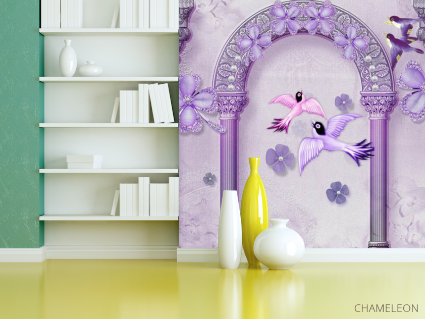 Фотошпалери арка і птахи - 3