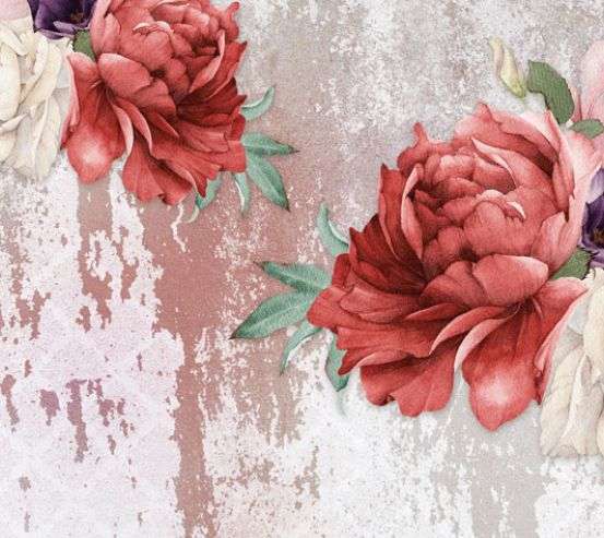 Фотообои Винтажные пионы 24203