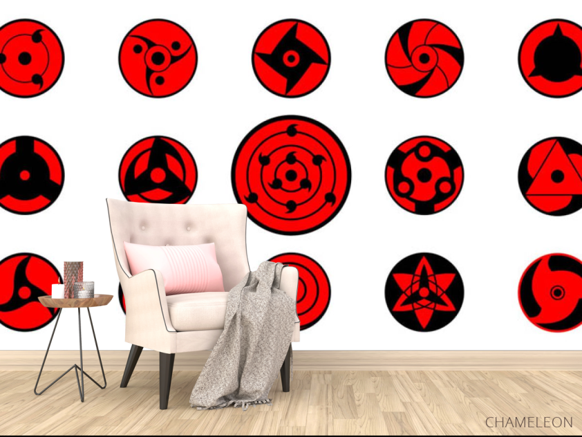 Фотообои Наруто символы - 4