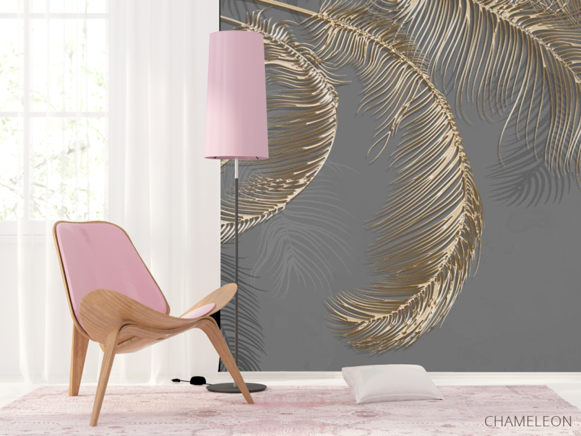 Фотошпалери Золоті пера - 4