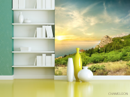 Фотошпалери ліс над морем - 3